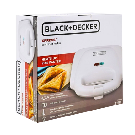 B&D Sandwichmaker White, Sm100