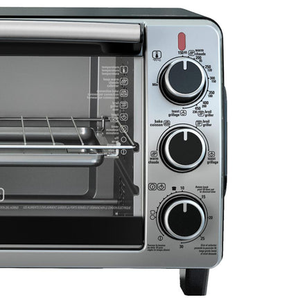 Bd Toaster Oven 6 Slice Black